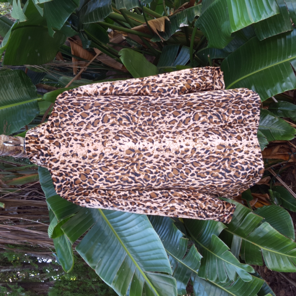 Dennis basso Oversized leopard print shaket - Picture 7 of 10